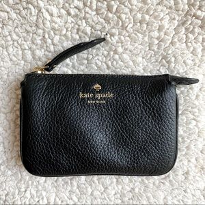 Kate Spade Black Larchmont Ave Mini Wallet